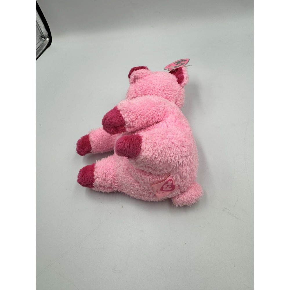 Retired VTG 2004 SILKY Original Ty "Pinkys" Collection PINK PIG Ty Beanie Babies - Picture 5 of 10